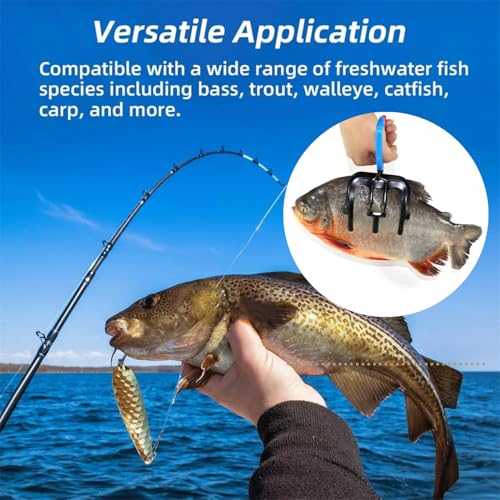 2 pcs Fishing Pliers & 3 Claw Fish Gripper Set - Fish Lip Catcher & Hook Remover