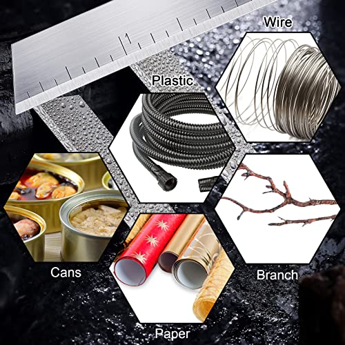 Minatee 15 Pieces Replacement Blades Compatible with Craftsman Handi-Cut 37300 37310 37252 37301 37251 401 Stainless Steel Replace Knife Blades (2-1/2 Inch)