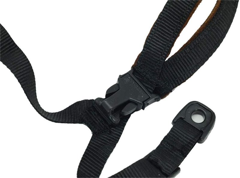 ATAIRSOFT 4 Points Helmet Accessory Retention System Chin Strap with Bolts and Screws for Fast Tactical Airsoft MICH IBH Helmet Black