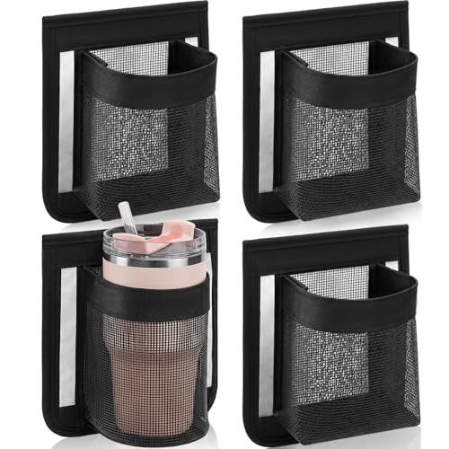 Yoojahow 4 Pack Boat Storage Bags 6.5x7.5in Waterproof Mesh Organizer with Reflective Strips
