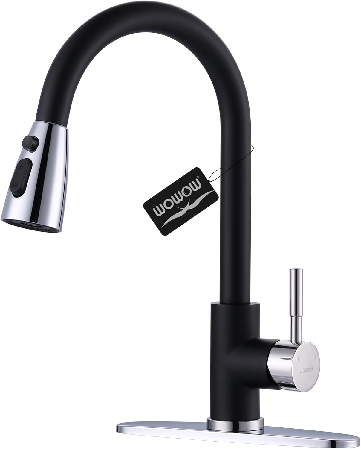 Stainless Steel Kitchen Faucet Combo with Water Filter - Brushed Nickel Sink Faucet for RO Systems