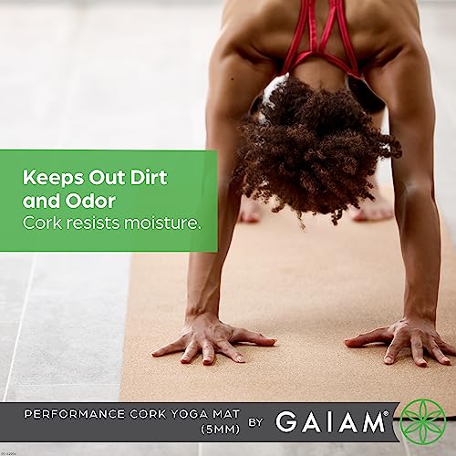 Cork Yoga Mat - Eco-Friendly Non-Slip 5mm Exercise Mat for Yoga & Pilates