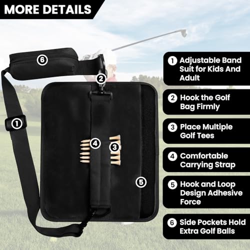 Mini Golf Carry Bag for 3-6 Clubs - Lightweight & Portable
