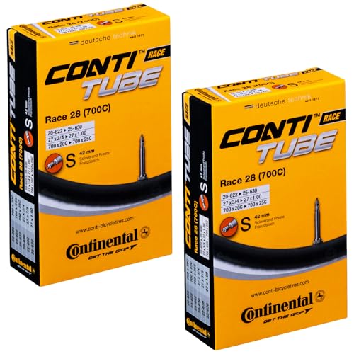 700 x 20-25c Inner Tubes - 42mm Presta Valve, 2 Pack