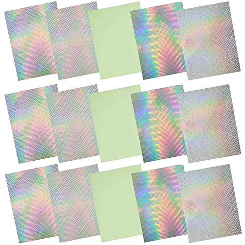 Holographic Fishing Lure Tape - 15pcs Waterproof DIY Stickers