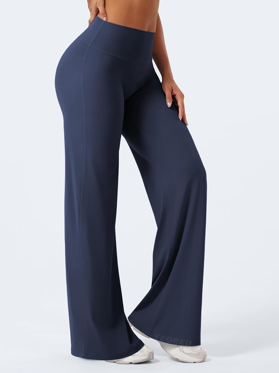 YEOREO High Waist Workout Leggings - No Front Seam, Buttery Soft Gym & Yoga Pants | 29" - 35" Sizes