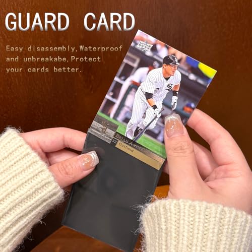 200pcs Black Matte Card Sleeves for Trading Cards - 66 x 91 mm