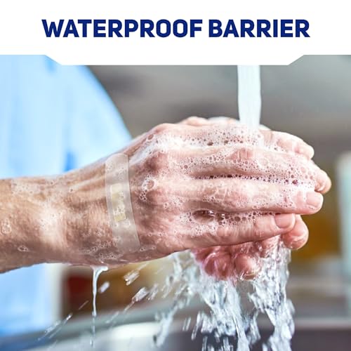Hydrocolloid Gel Pad Bandages - Clear Waterproof, 40 Count