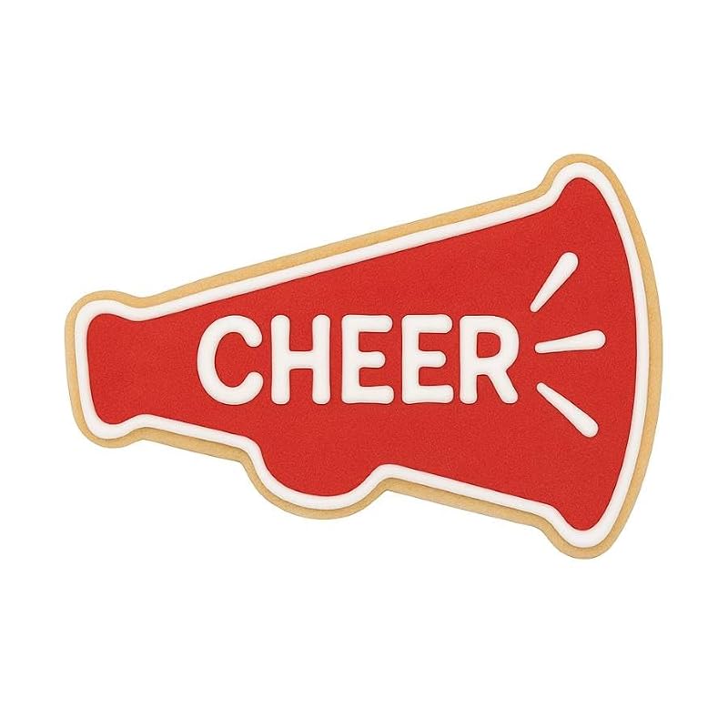 3.5 Inch Megaphone Cookie Cutter - Food Grade Steel