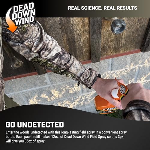 Scent Control Field Spray Refills - Unscented Hunting Spray (3 Pack)