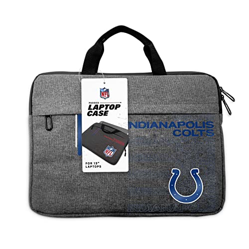 13-Inch NFL Laptop Sleeve - Indianapolis Colts Charcoal Grey