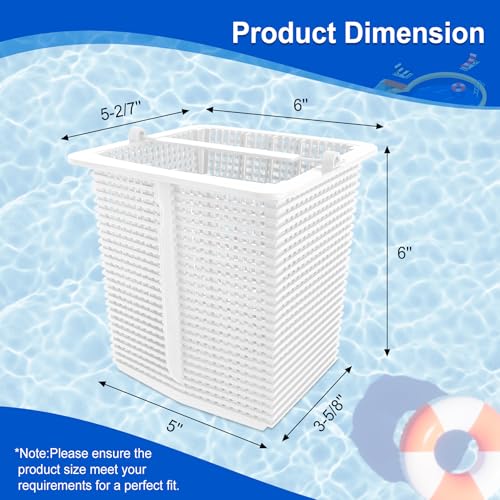 Porscan SPX1600M Skimmer Basket for Hayward Super Pump with White 1pc - Fits SP2607X10 SP2615X20XE
