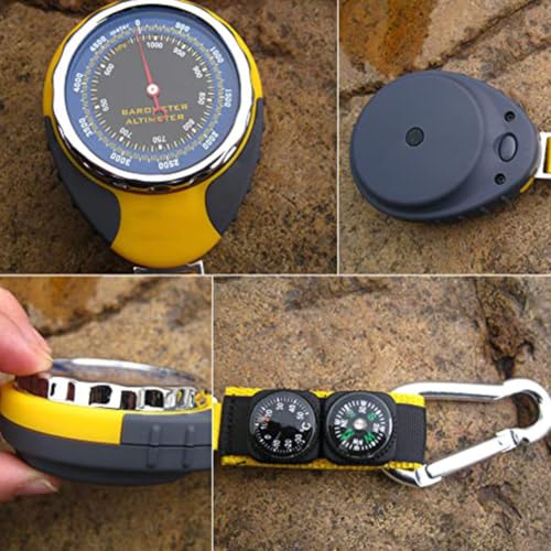 4-in-1 Outdoor Altimeter with Barometer & Thermometer
