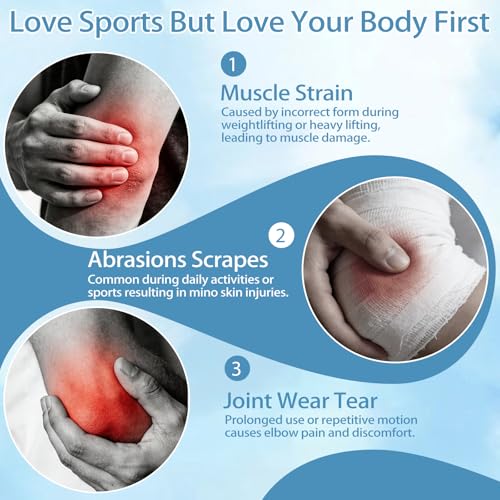 Elbow Brace for Tendonitis & Tennis Elbow Support - Adjustable Sleeve