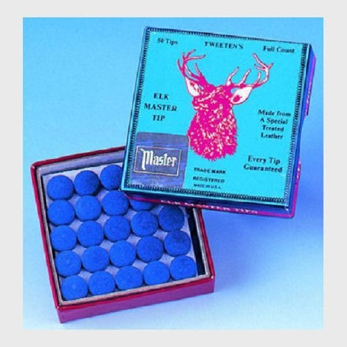 13mm Medium-Soft Billiard Cue Tips - Pack of 3