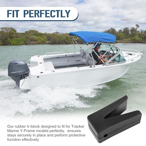 Rubber Transom Saver V-Block with Hole 181440 for Tracker Marine