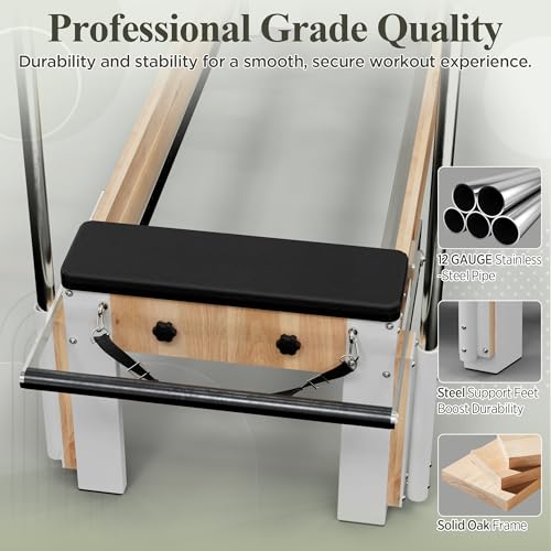 Pilates Reformer Cadillac Machine with Trapeze & Jumpboard
