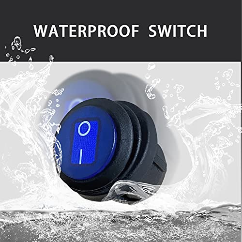 Waterproof Rocker Switch LED Light - 3PCS Multicolored