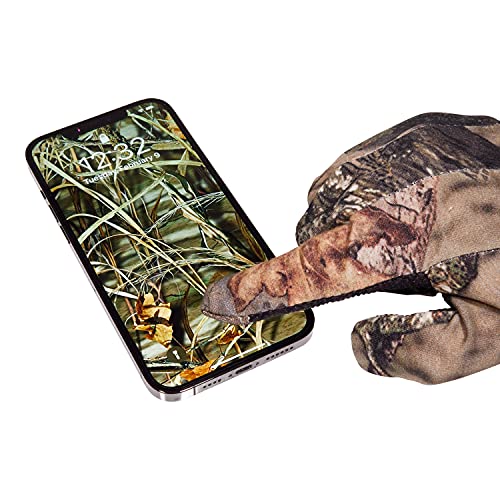 Vanish Camo Jersey Hunting Gloves - Mossy Oak Break-Up Country, One Size