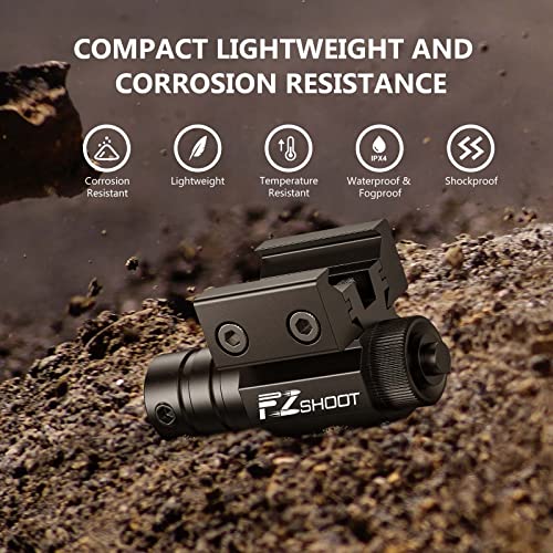 Compact Red Laser Sight for 11mm/21mm Rail - Adjustable Windage & Elevation