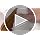 Project Cloud 100% Genuine Leather Shearling Mens Slippers – Chestnut Scuff (Size 8)