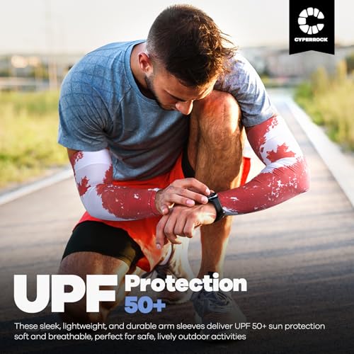 Canada Flag Cooling Arm Sleeves for Sun Protection - Unisex