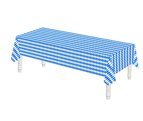 Oktoberfest Tablecloths - 54"x108" Flag Pattern - 3 Pack