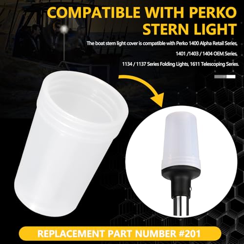 Perko Boat Stern Light Cover Replacement for 1400/1401/1403/1404 & 1611 Series