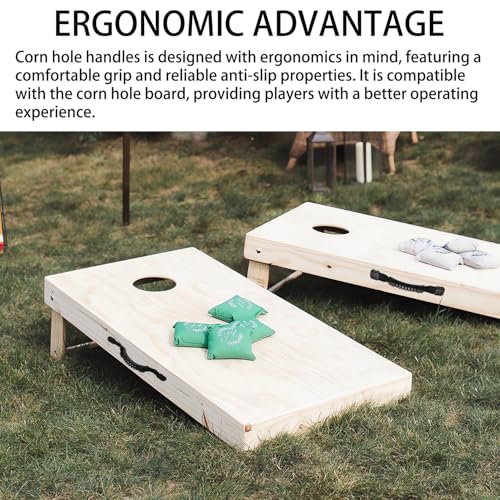 Cornhole Board Handles with Hardware - 2 Pack