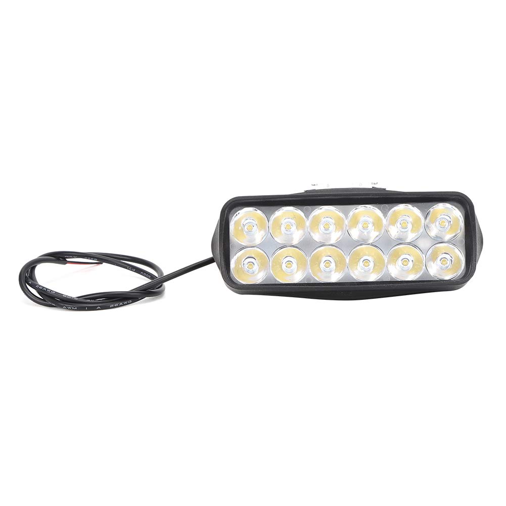 Keenso Motorcycle LED Light, Universal High Brightness 12V-80V Electric LED Lights Tricycle Conversion Light for Motorcycle, Electric Bike, Tricycle