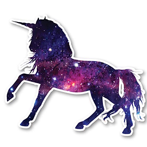 Unicorn Galaxy Vinyl Sticker - Waterproof Laptop & Phone Decal - 2.5 Inches