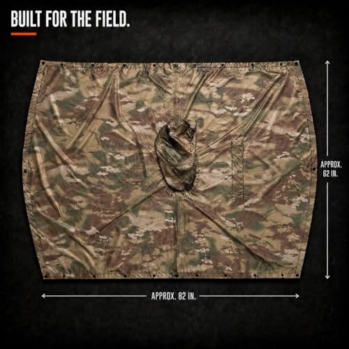 USGI Industries Military-Style OCP Multicam Rain Poncho Waterproof Ripstop Camouflage