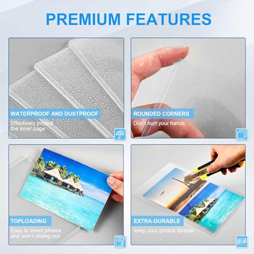 6x9 Inch Hard Plastic Card Sleeve - Clear PVC Jumbo Photocard Protector - 1 Pc