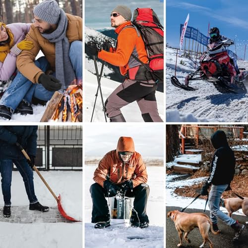 Waterproof Winter Ski Gloves for Men and Women - Warm & Windproof