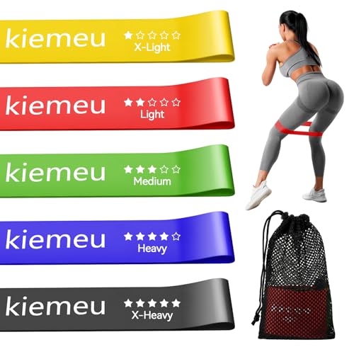 Mini Loop Resistance Bands for Legs - 6 cm Wide, Premium Latex