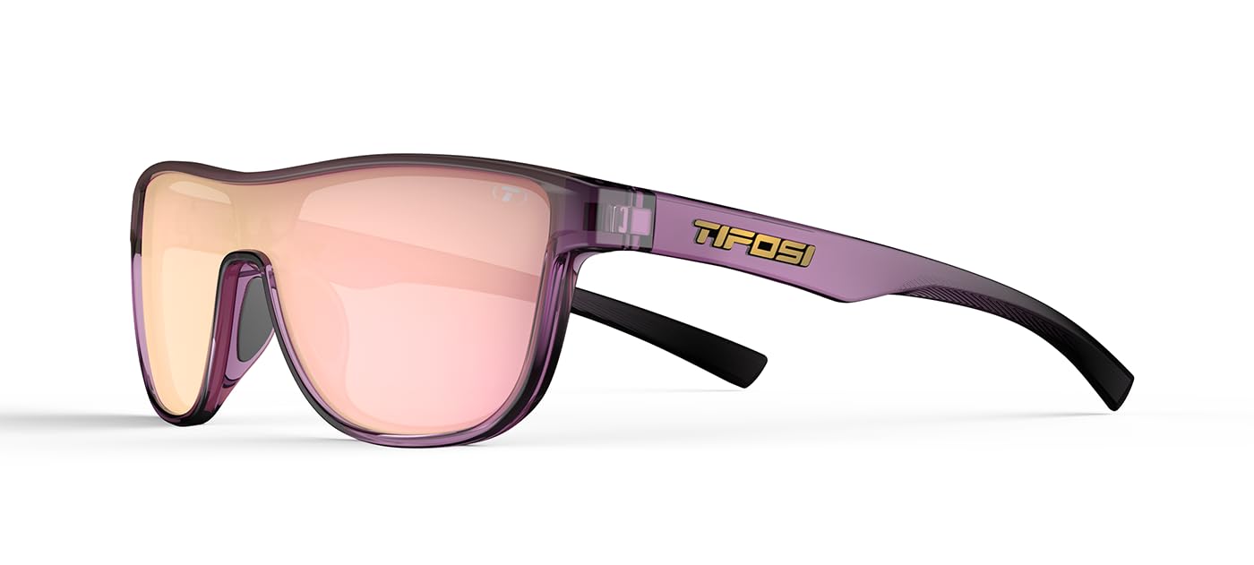 Tifosi Optics Sizzle Sunglasses (Crystal Peach Blush - Pink Mirror Lens)