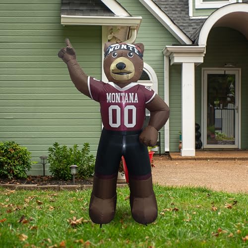 7FT Inflatable Montana Grizzlies Mascot - LED Yard Decoration