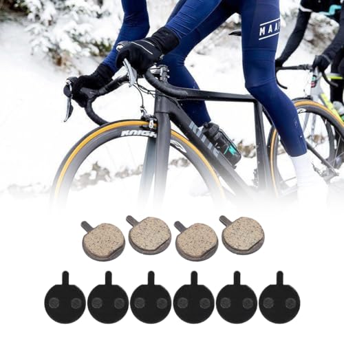 Bicycle Brake Pads - Semi-Metal Resin Disc Pads, 5 Pairs