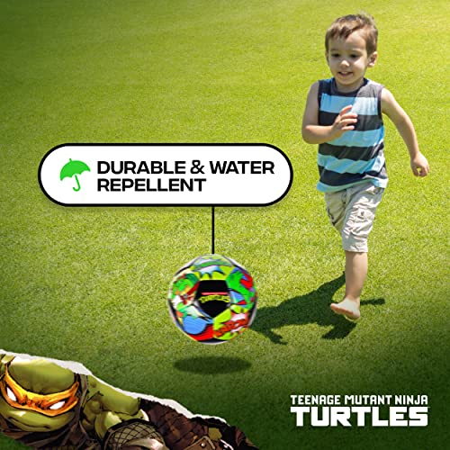 Capelli Sport Teenage Mutant Ninja Turtles Size 5 Soccer Ball - Officially Licensed TMNT Youth Training Ball with Vibrant Graphics