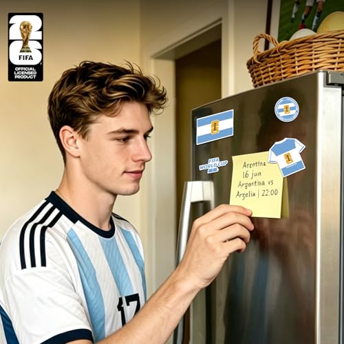 FIFA World Cup 2026 Fridge Magnet - Argentina Fan Souvenir