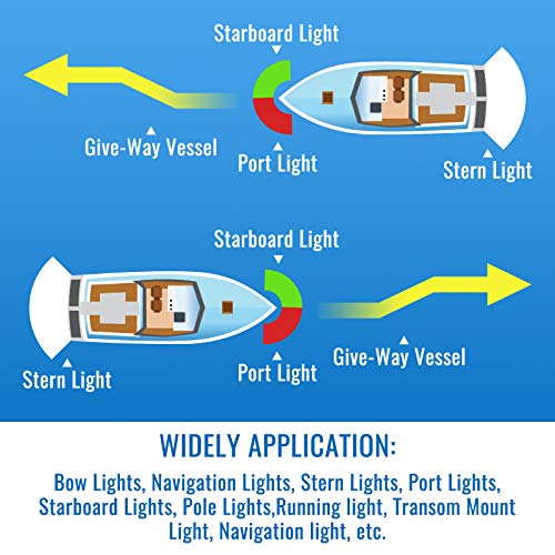 90 LED Replacement Bulbs - 4 Pack Marine Stern Light Bulbs
