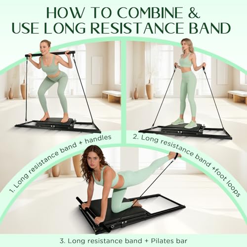 Multi-Functional Pilates Board Set - 7-in-1 Home Workout Equipment