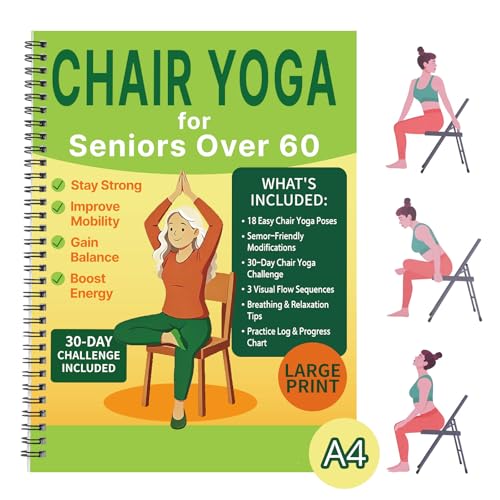 Chair Yoga for Seniors Over 60: Gentle Seated Routine & Chart