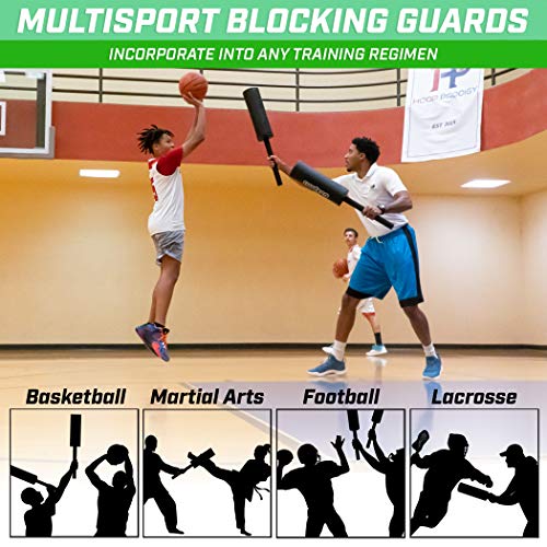 GoSports Padded Blocking Guards 2 Pack - Martial Arts & Sports Training Drills