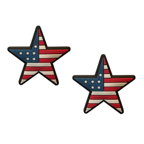 Racket Expressions American Flag Star Tennis Vibration Dampener 2 Pack