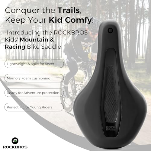 Kids Bike Saddle Replacement - Ergonomic Memory Foam Seat