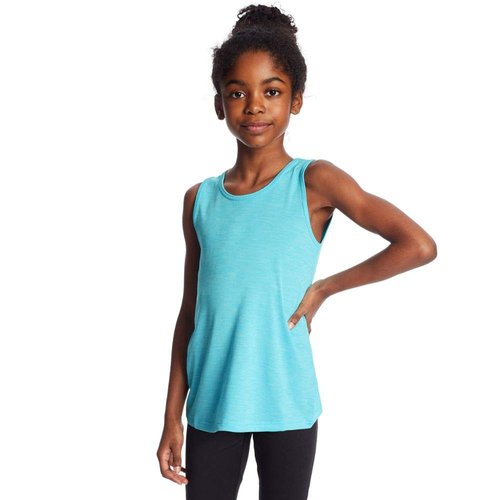 C9 Champion girls Performance Tank Yoga Shirt, Turq Waters Heather, Medium US