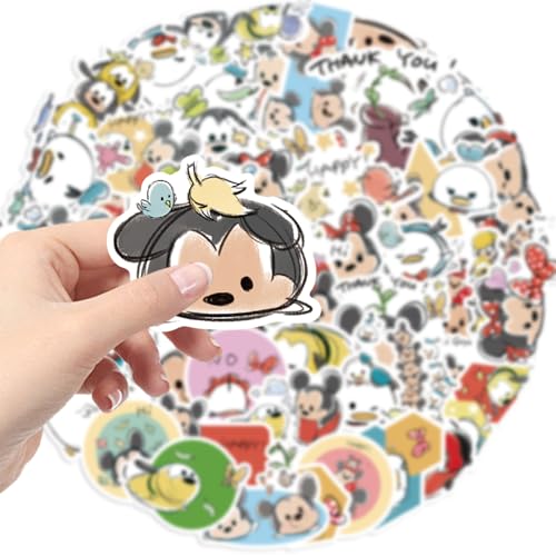50-Piece Waterproof Vinyl Sticker Set - Style E
