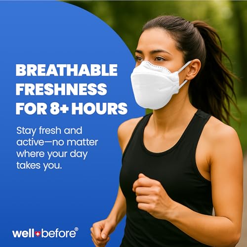 Well Before Premium 3D PRO KN95 Mask ? Adjustable Ear Loops