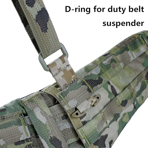 MOLLE D Ring T Mount Bar - Tactical Glove Hook Clip - Desert Camouflage